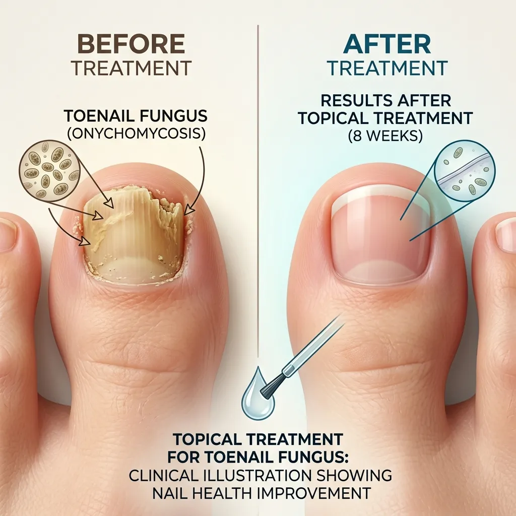 Toenail Fungus Topical Treatment before and after clinical results