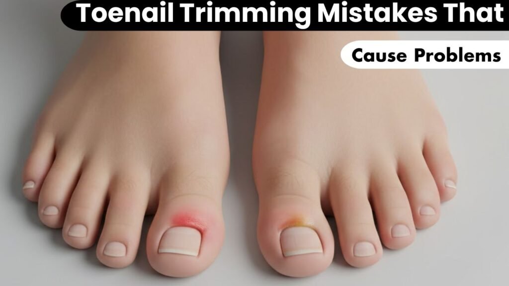 Toenail Trimming Mistakes That Cause Problems 1 Toenail Trimming Mistakes That Cause Problems