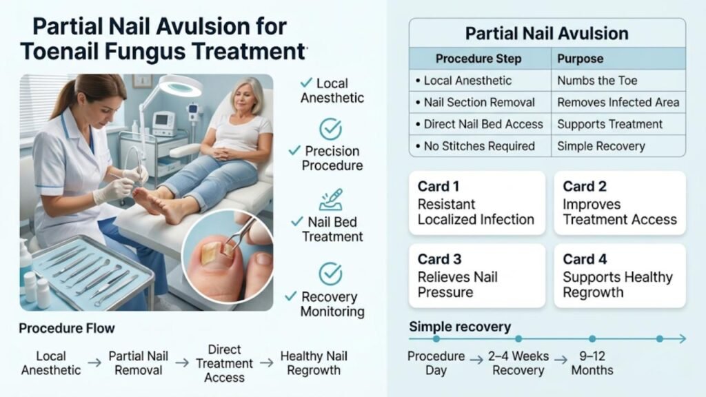 Toenail Fungus Treatment - Complete Guide 6 Partial Nail Avulsion - Toenail Fungus Treatment