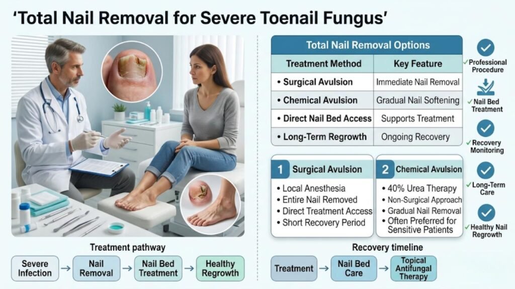 Toenail Fungus Treatment - Complete Guide 7 Total Nail Removal - Toenail Fungus Treatment