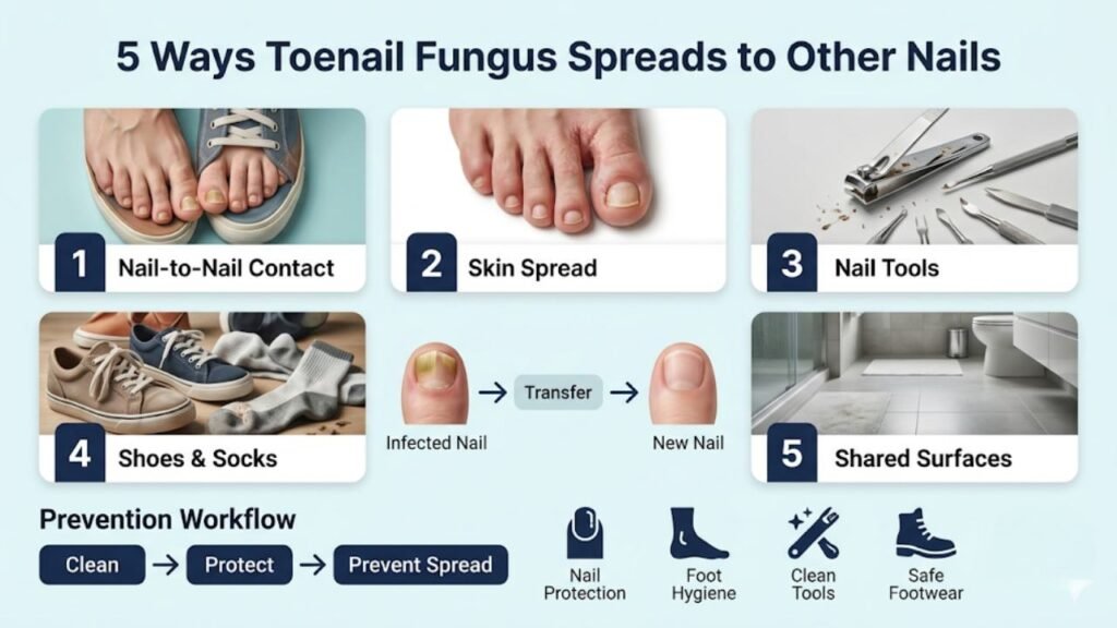 Can Toenail Fungus Spread to Other Nails? 2 5 Ways Toenail Fungus Spreads to Other Nails