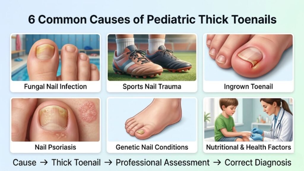 Pediatric Thick Toenails Causes 2 6 Common Causes of Pediatric Thick Toenails