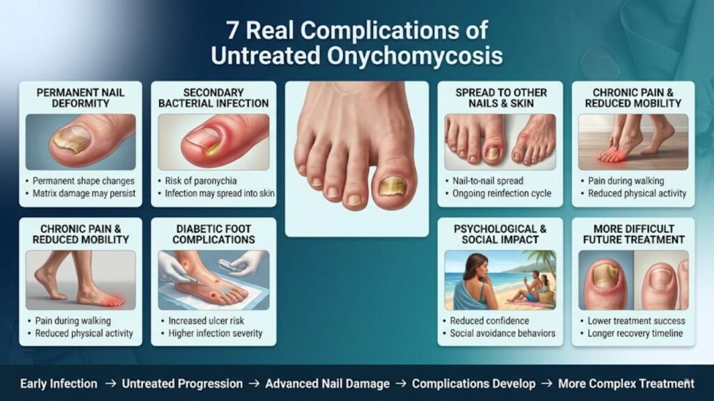 Complications of Untreated Onychomycosis 2 7 Real Complications of Untreated Onychomycosis