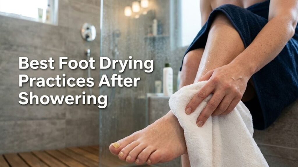 Current image: Best Foot Drying Practices After Showering