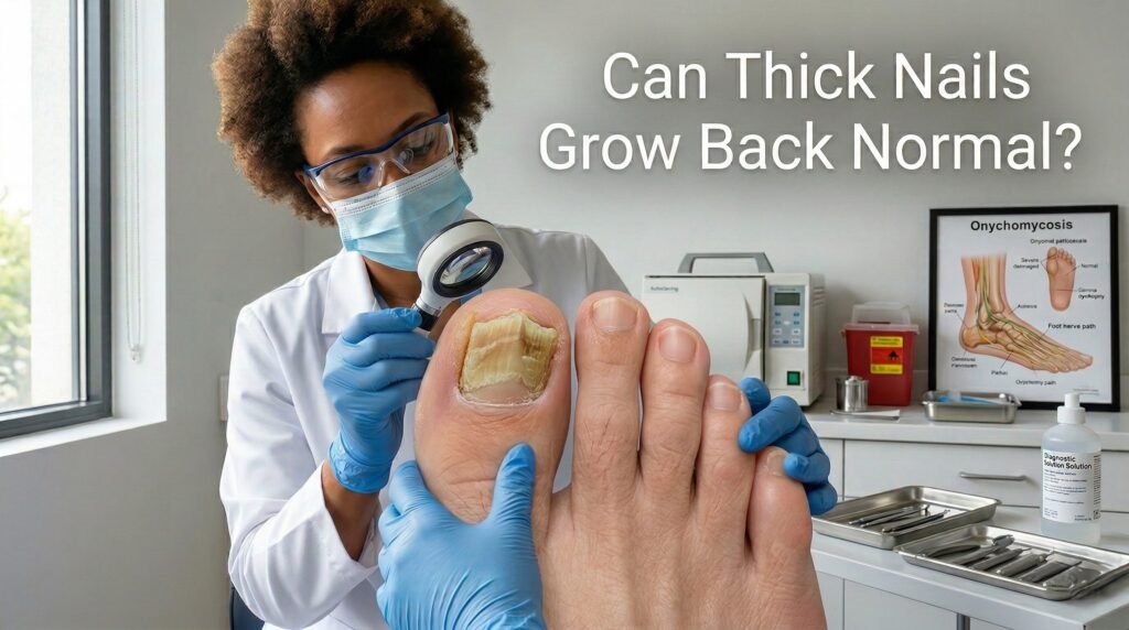 Can Thick Nails Grow Back Normal? 1 Current image: Can Thick Nails Grow Back Normal