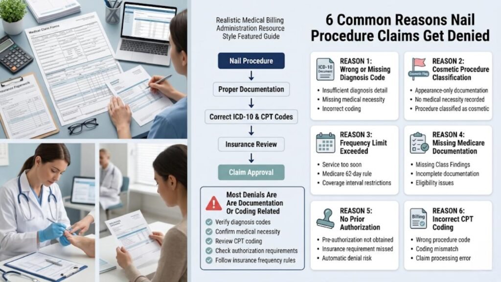 Common Reasons Insurance Claims for Nail Procedures Are Denied