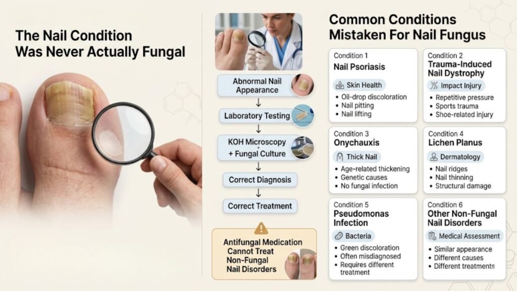 Why Some Nail Fungus Treatments Fail 2 Failure Reason 1_ The Nail Condition Was Never Actually Fungal