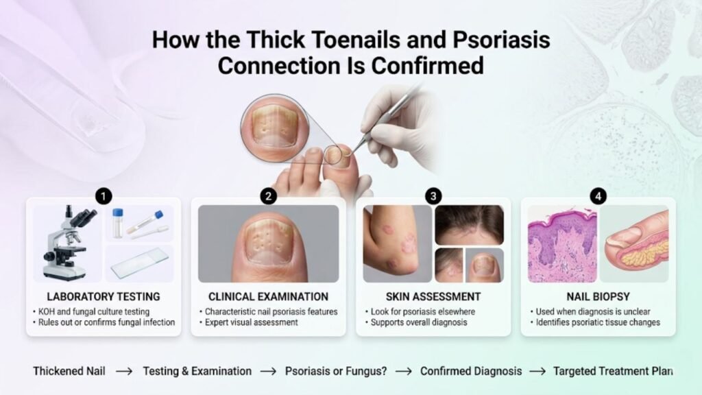 Thick Toenails and Psoriasis Connection 2 How the Thick Toenails and Psoriasis Connection Is Confirmed