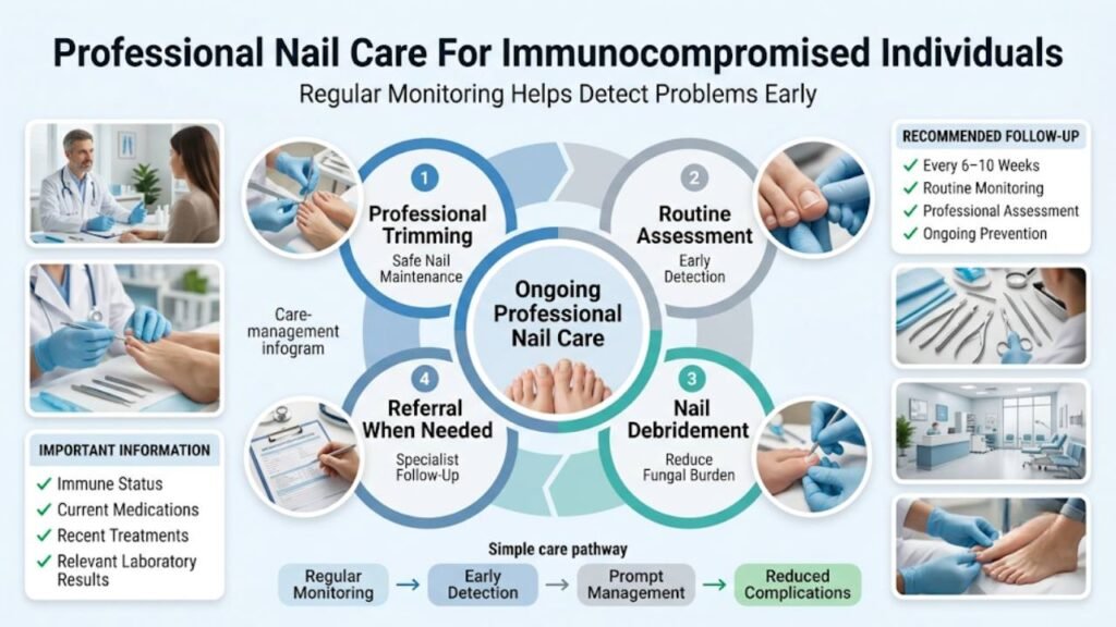Professional Nail Care for Immunocompromised Individuals