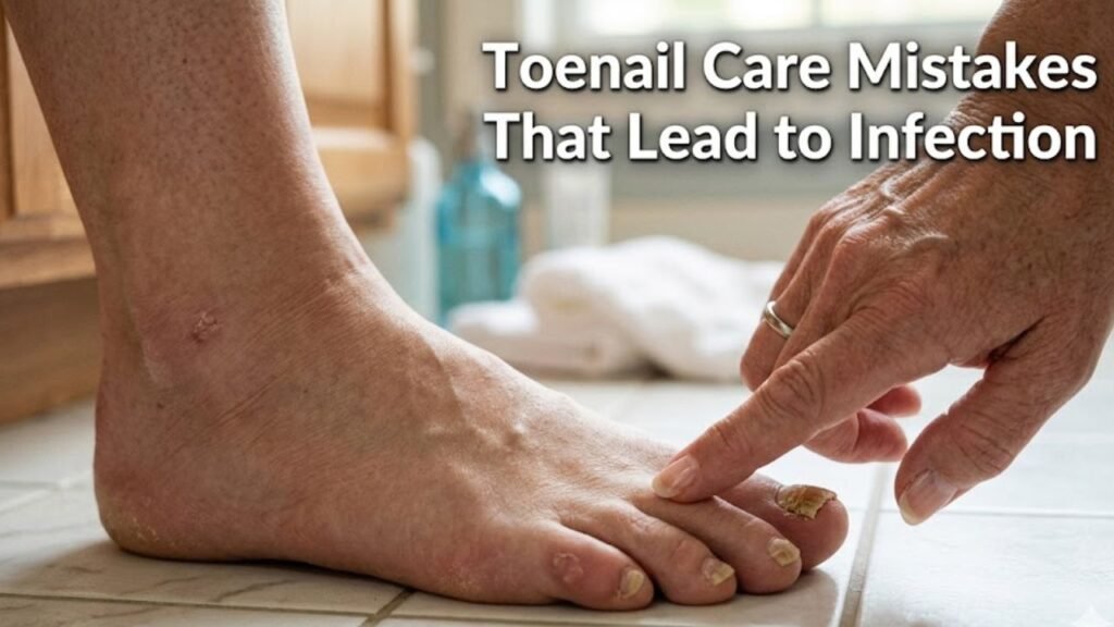 Toenail Care Mistakes That Lead to Infection 1 Current image: Toenail Care Mistakes That Lead to Infection