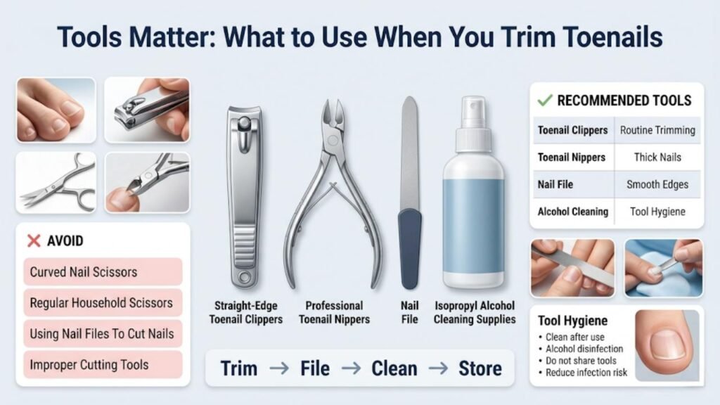 Tools Matter: What to Use When You Trim Toenails