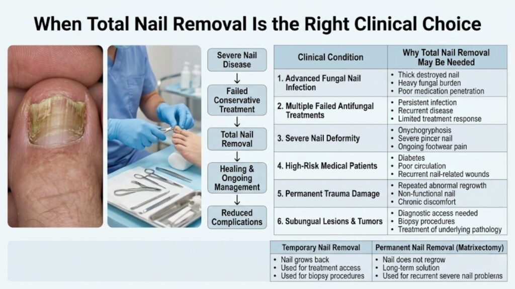 Total Nail Removal — When Is It Needed? 2 When Total Nail Removal Is the Right Clinical Choice